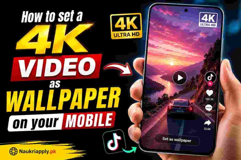 How to set a 4K video as wallpaper on your Mobile